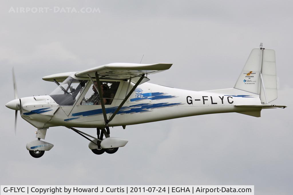 G-FLYC, 2005 Comco Ikarus C42 FB100 C/N 0503-6656, Privately owned.