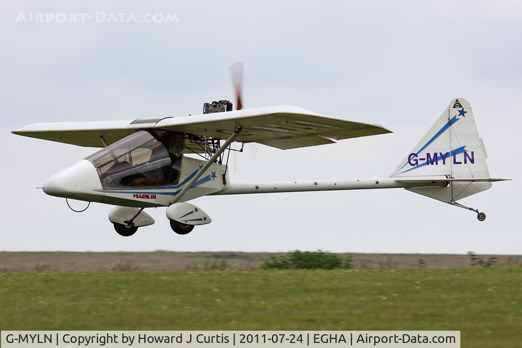 G-MYLN, 1994 Kolb Twinstar Mk III C/N PFA 205-12430, Privately owned.
