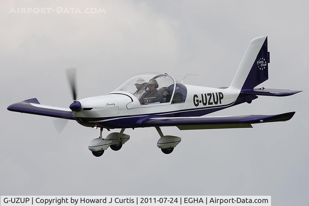 G-UZUP, 2006 Aerotechnik EV-97A Eurostar C/N PFA 315A-14528, Privately owned.