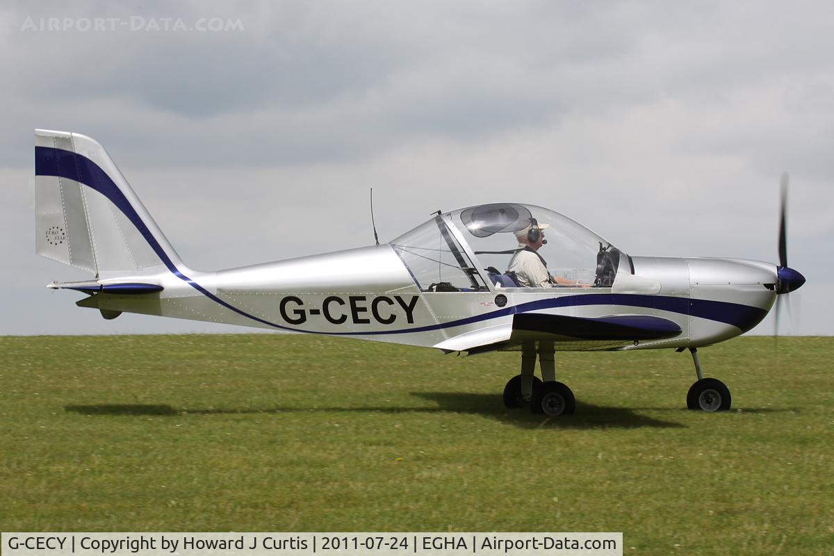 G-CECY, 2006 Aerotechnik EV-97 Eurostar C/N PFA 315-14551, Privately owned.