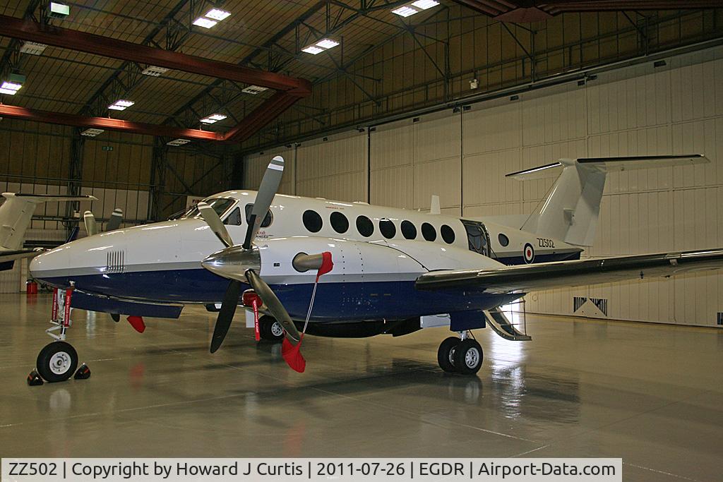 ZZ502, 2008 Hawker Beechcraft B350CER Avenger T1 C/N FL629, Freshly delivered, 750 NAS.