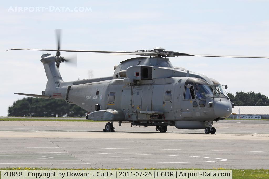ZH858, 2002 AgustaWestland EH-101 Merlin HM1 (Mk111) C/N 50155/RN38, Coded 14/820 NAS.