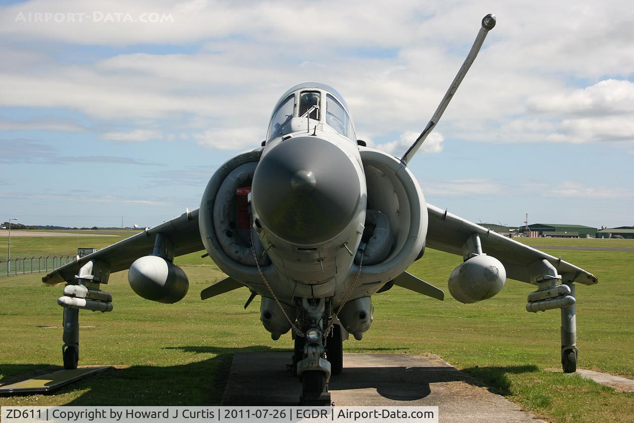 ZD611, 1985 British Aerospace Sea Harrier F/A.2 C/N 41H-912050/B44/P15, In use with the SFDO.