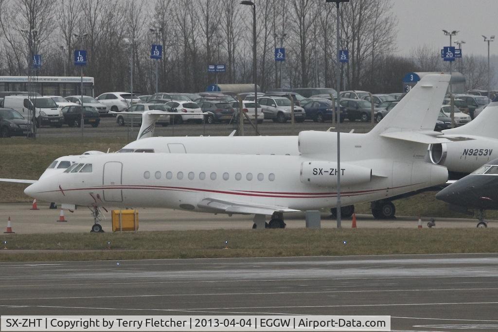 SX-ZHT, 2007 Dassault Falcon 900DX C/N 616, 2007 Dassault Falcon 900DX, c/n: 616 at Luton