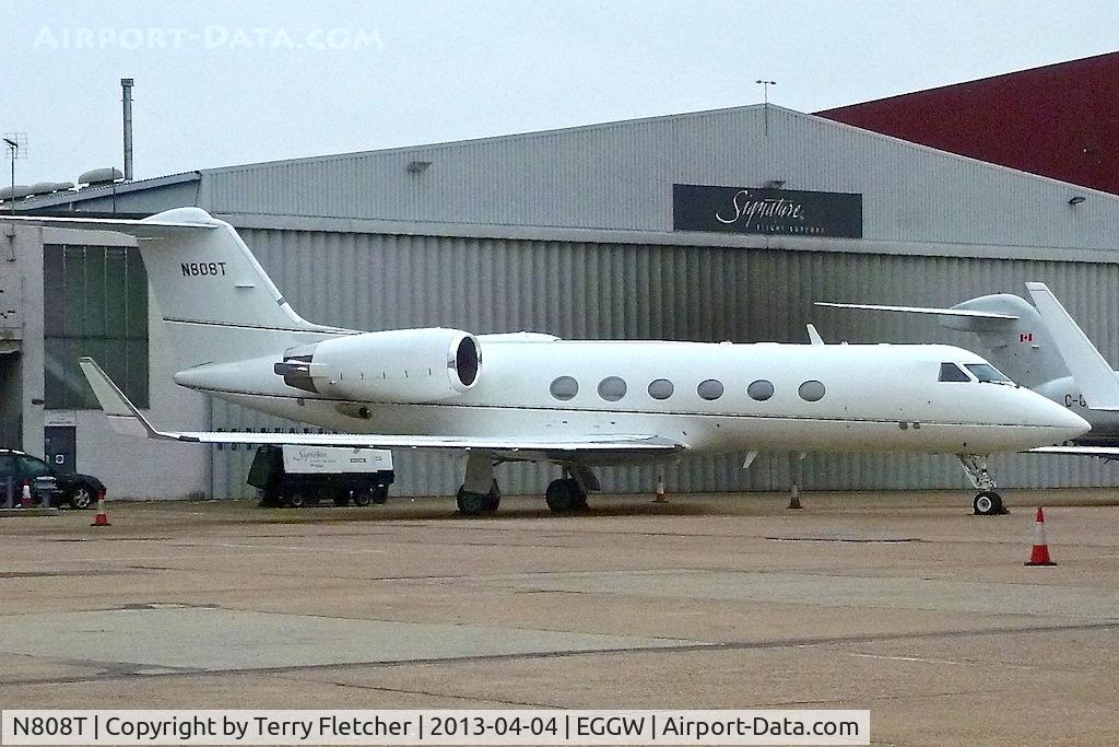 N808T, Gulfstream Aerospace G-IV C/N 1342, Gulfstream Aerospace G-IV, c/n: 1342 at Luton