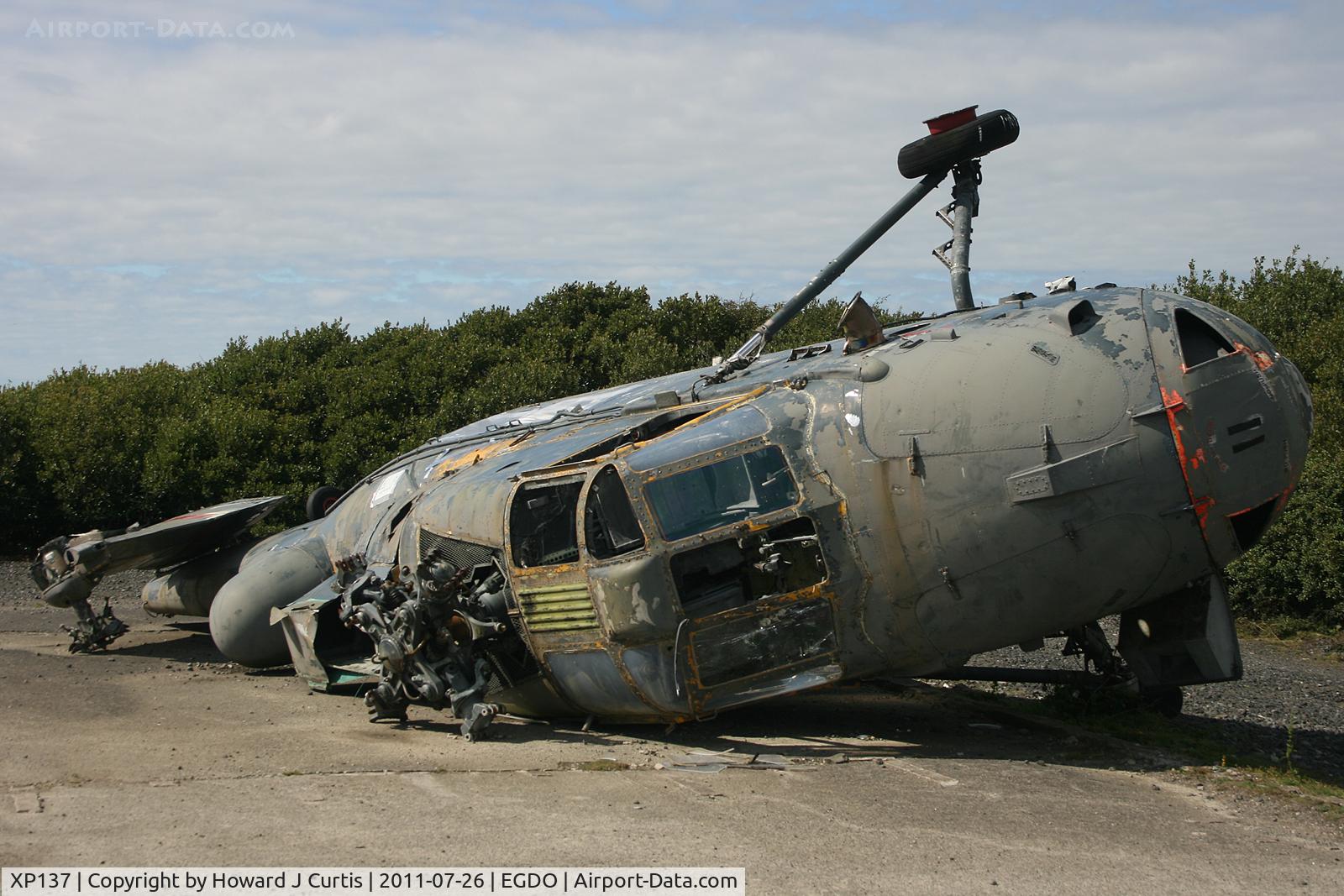 XP137, 1962 Westland Wessex HAS.3 C/N WA70, At the Fire School, Predannack.