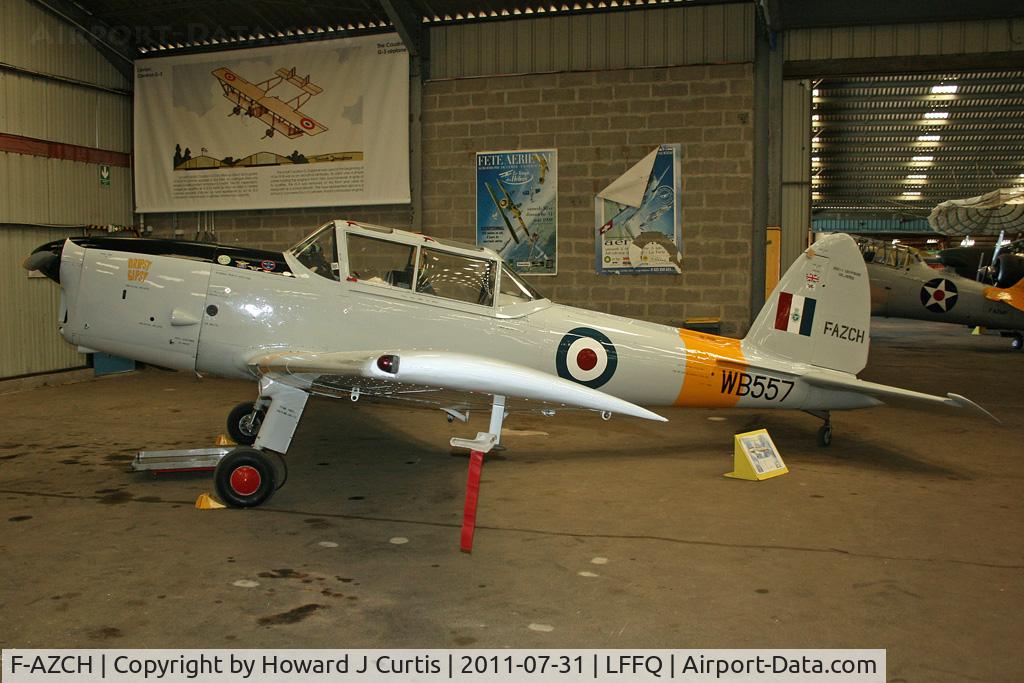 F-AZCH, De Havilland DHC-1 Chipmunk 22 C/N C1/0702, Painted as WB557.
