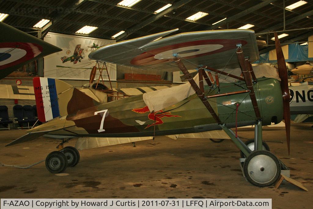 F-AZAO, Morane-Saulnier MS-A1 Replica C/N 03, Coded 7.