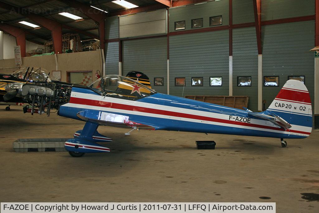 F-AZOE, Mudry CAP-20E C/N 02, Minus engine.