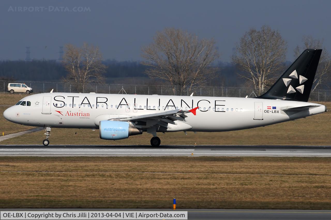 OE-LBX, 2002 Airbus A320-214 C/N 1735, Austrian Airlines