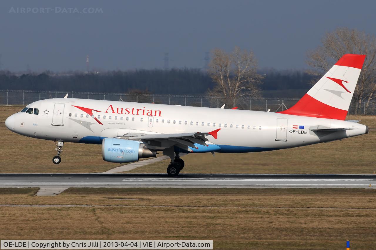 OE-LDE, 2005 Airbus A319-112 C/N 2494, Austrian Airlines