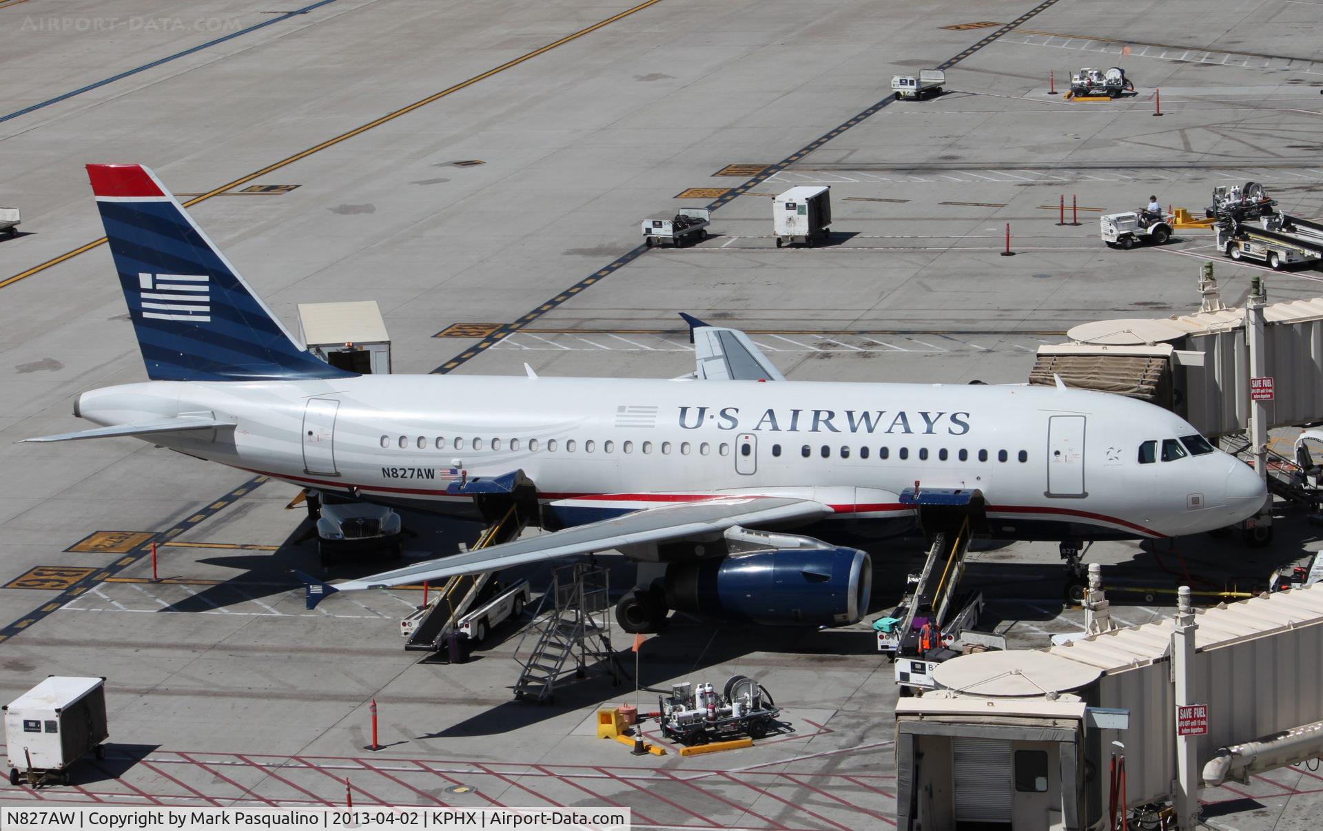 N827AW, 2001 Airbus A319-132 C/N 1547, Airbus A319