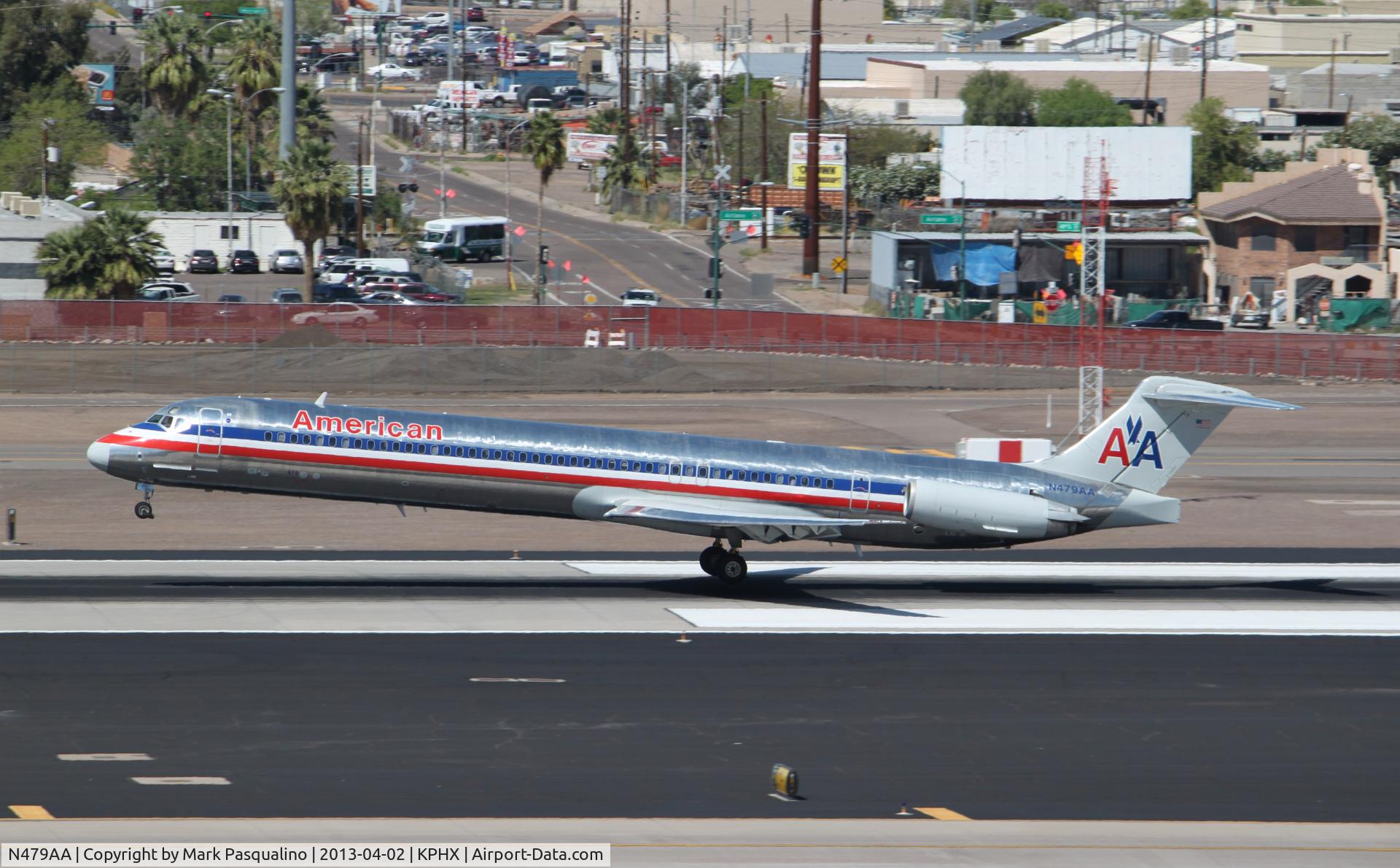 N479AA, 1988 McDonnell Douglas MD-82 (DC-9-82) C/N 49654, MD-82