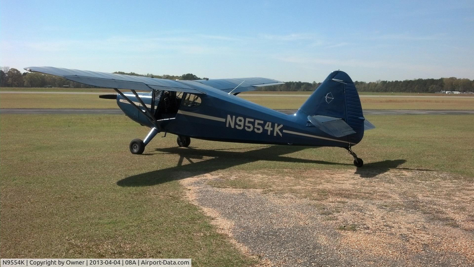 N9554K, Stinson 108-2 Voyager C/N 108-2554, At home in Wetumpka, AL