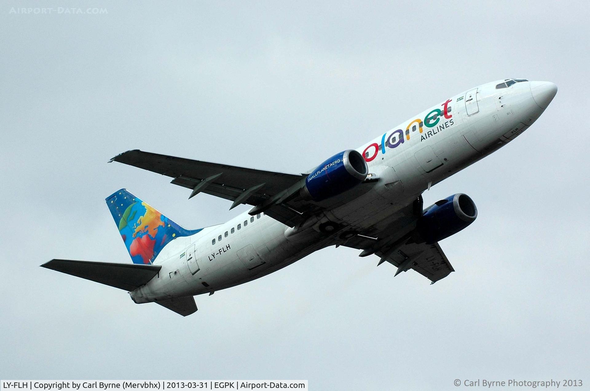 LY-FLH, 1992 Boeing 737-382 C/N 25161, Taken from 'The Mound'.