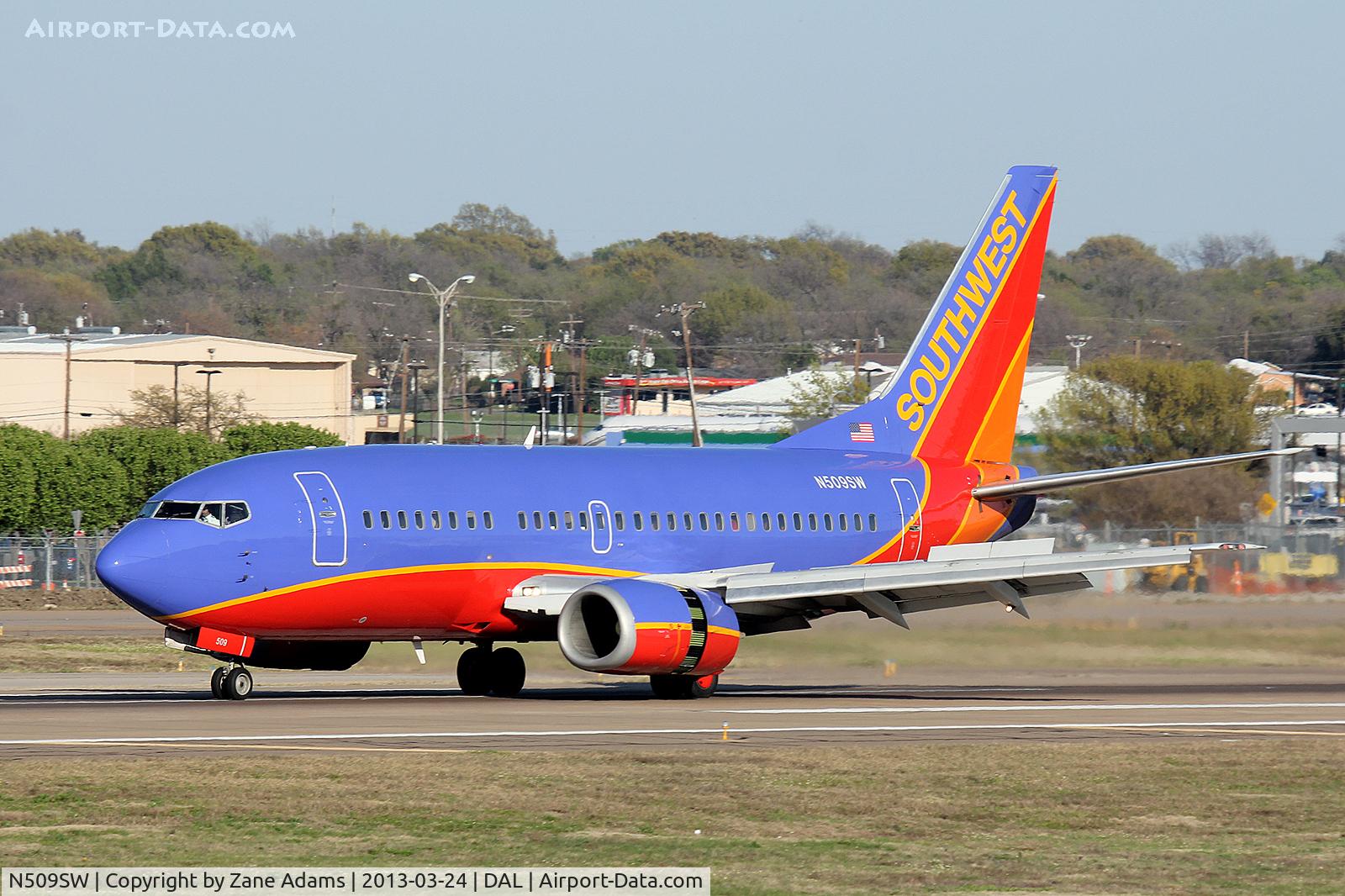 N509SW, 1990 Boeing 737-5H4 C/N 24186, Southwest Airlines at Dallas Love Field