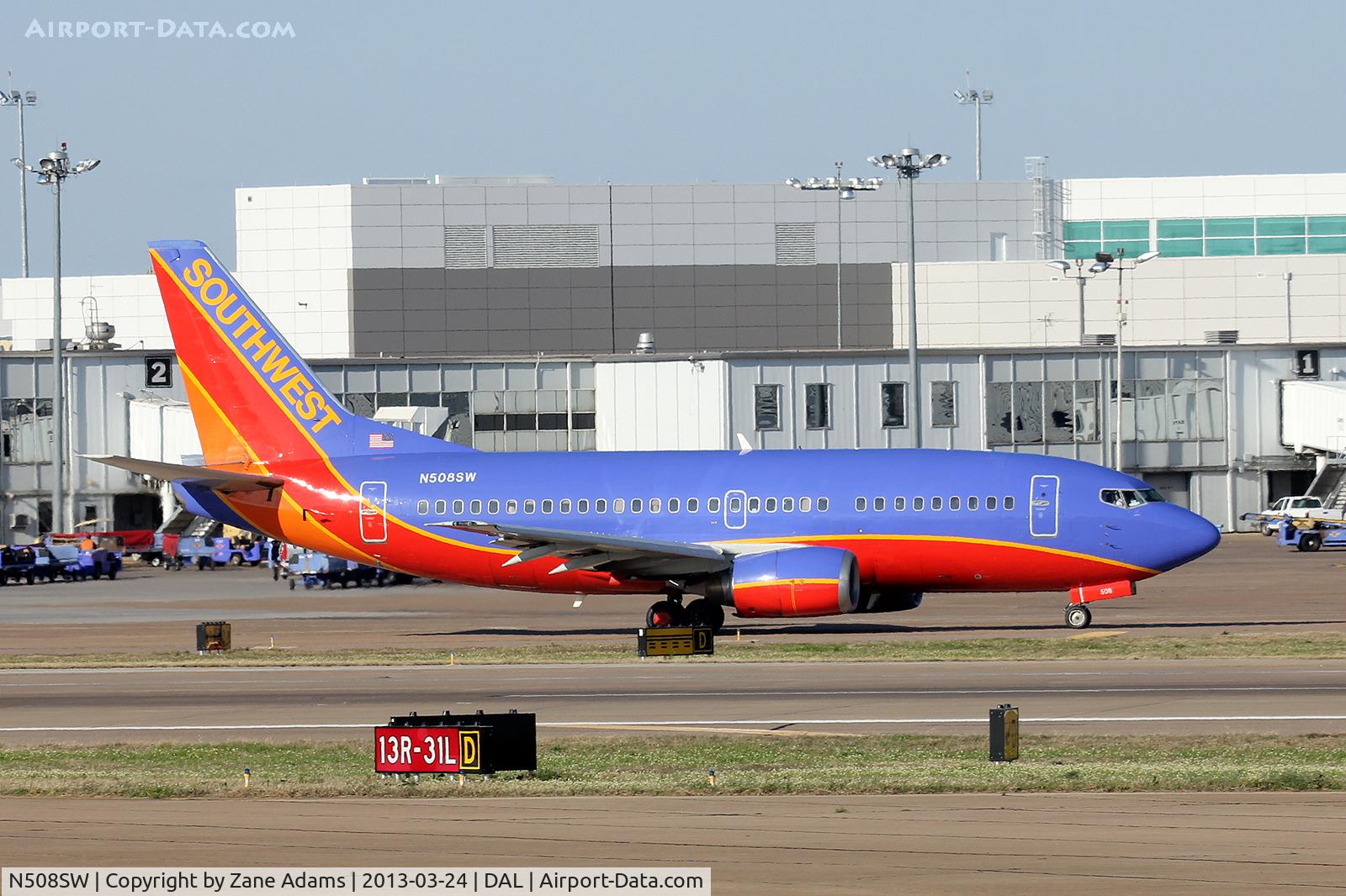 N508SW, 1990 Boeing 737-5H4 C/N 24185, Southwest Airlines at Dallas Love Field