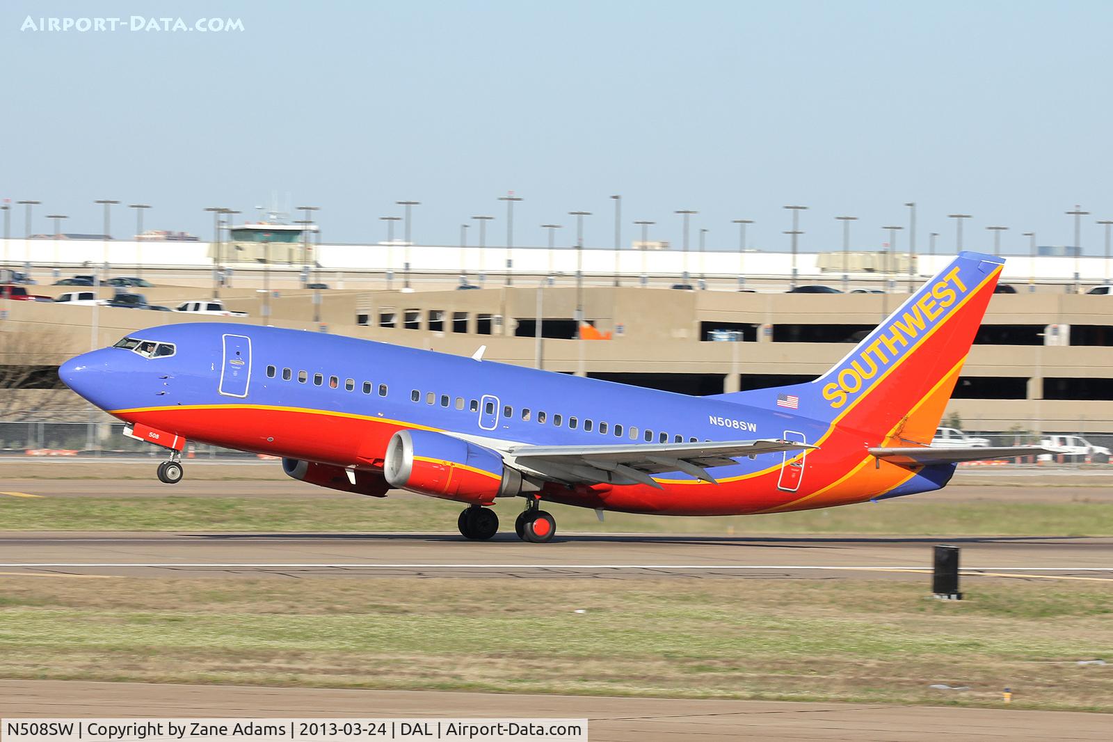 N508SW, 1990 Boeing 737-5H4 C/N 24185, Southwest Airlines at Dallas Love Field