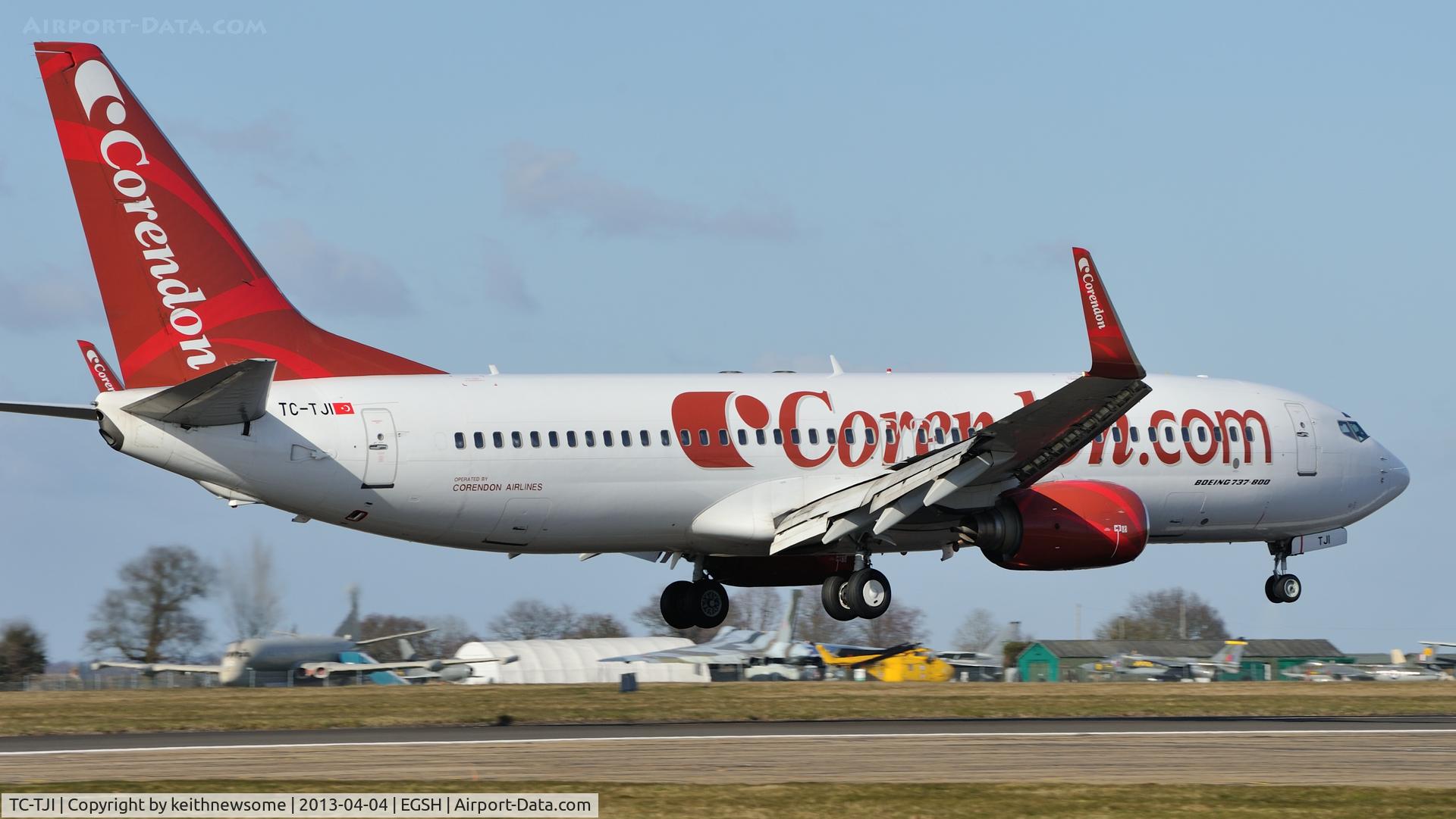 TC-TJI, 2002 Boeing 737-8S3 C/N 29246, The start of the 2013 holiday charter season !