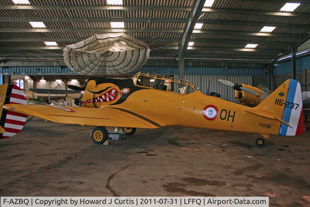 F-AZBQ, North American T-6G Texan C/N 182-535, Painted as 115237. Privately owned.