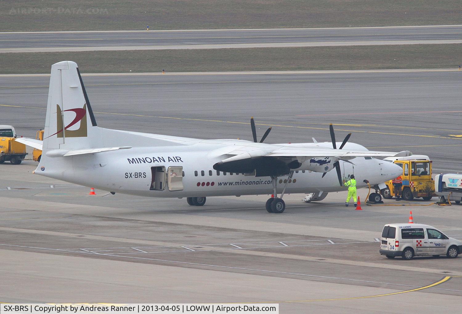 SX-BRS, 1990 Fokker 50 C/N 20206, Minoan Air Fokker 50