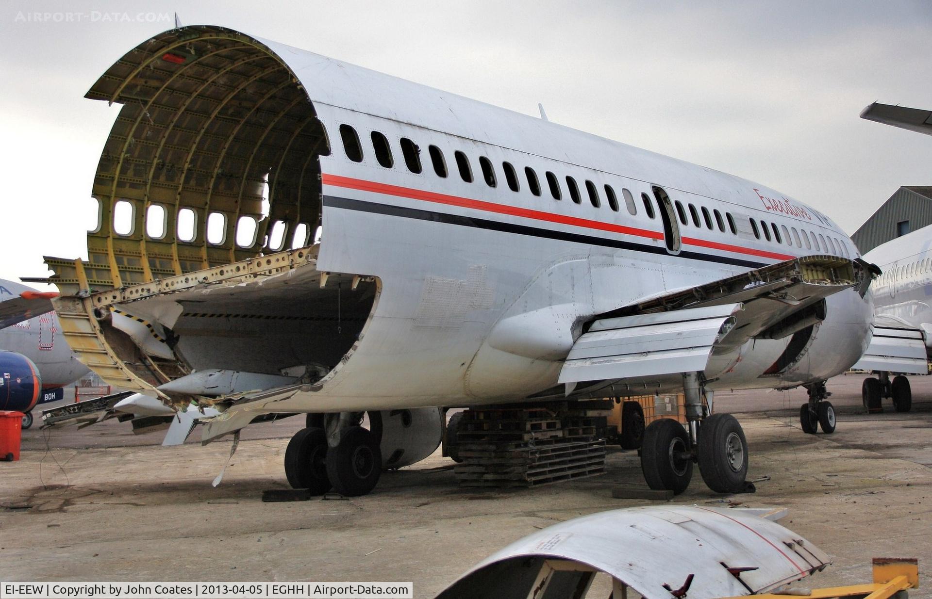 EI-EEW, 1987 Boeing 737-375 C/N 23808, Nears the end...but will the front fuselage have a future?