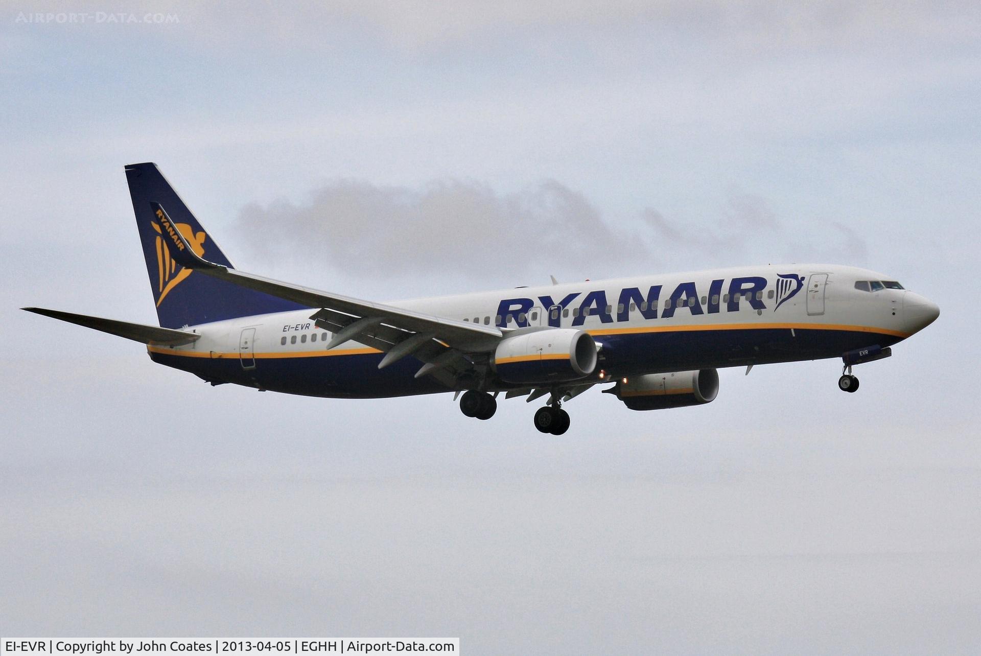 EI-EVR, 2012 Boeing 737-8AS C/N 40295, First visit of almost new aircraft.