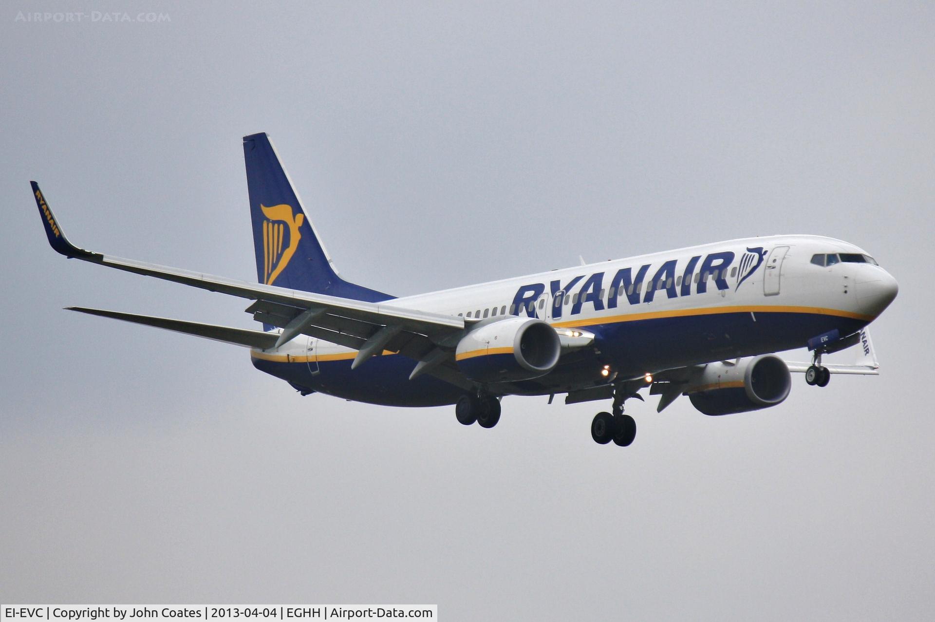 EI-EVC, 2012 Boeing 737-8AS C/N 40286, Resident returns on a grey day