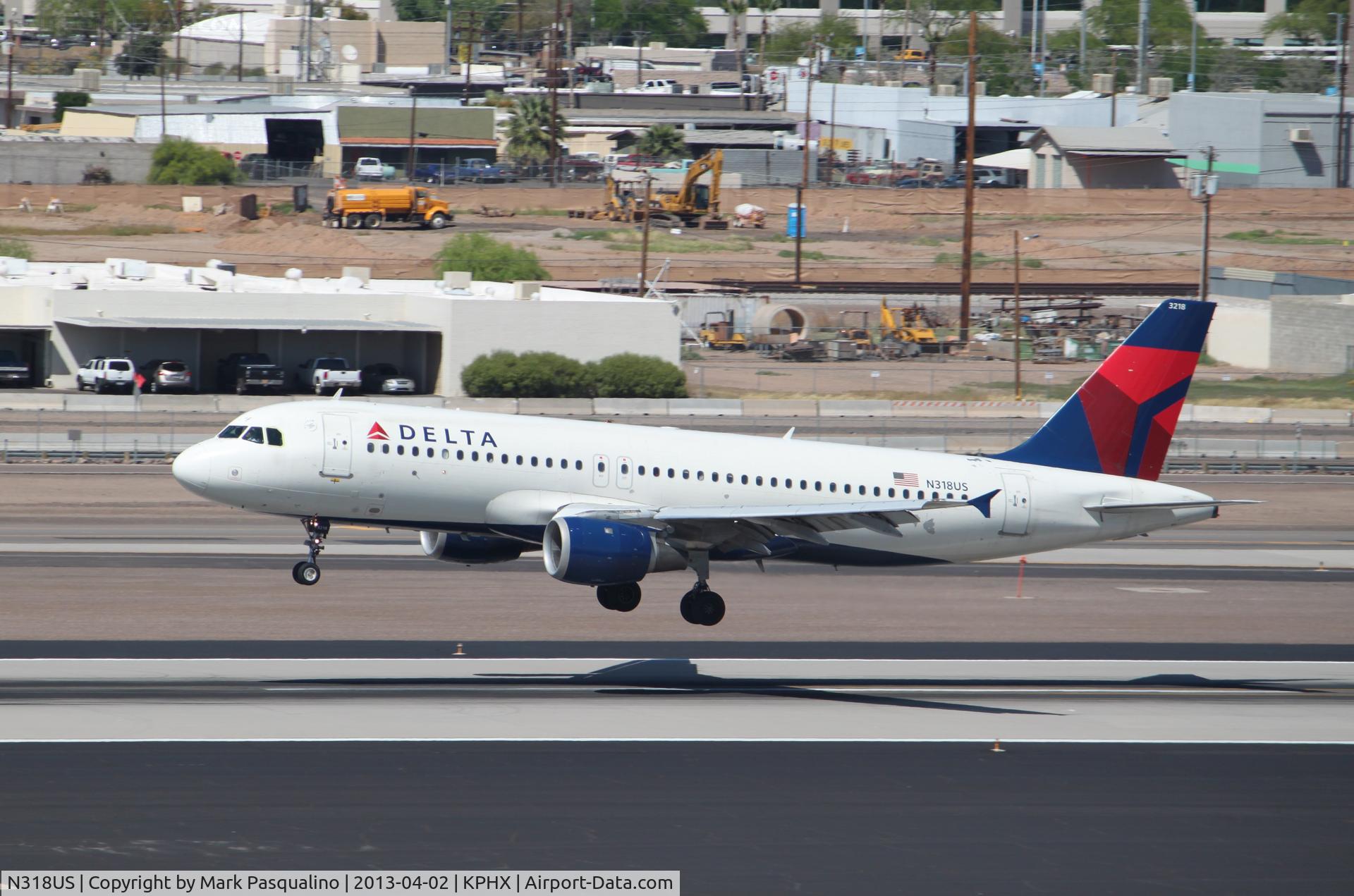 N318US, 1991 Airbus A320-211 C/N 206, Airbus A320