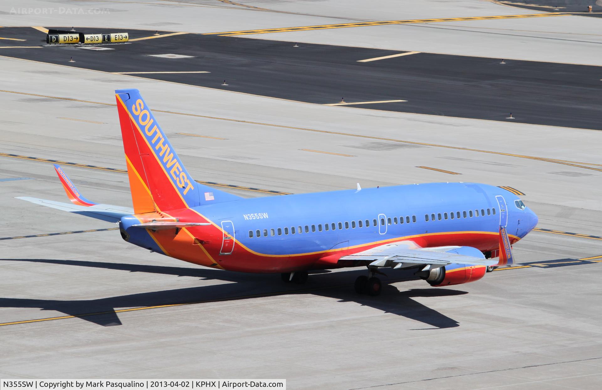 N355SW, 1991 Boeing 737-3H4 C/N 25250, Boeing 737-300