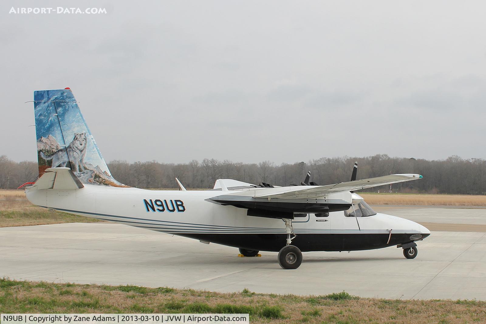 N9UB, 1968 Aero Commander 500 S C/N 1784-7, Williams airport, Raymond MS