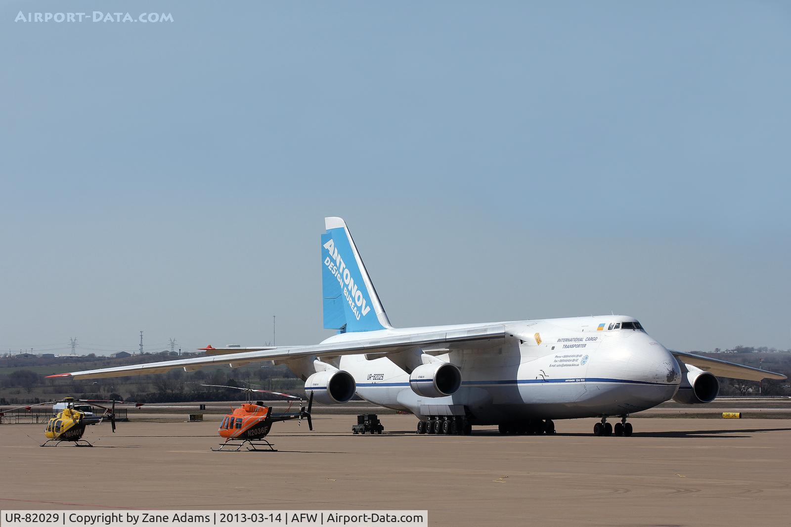 UR-82029, 1991 Antonov An-124-100 Ruslan C/N 19530502630/0210, On the ramp at Alliance Airport - Fort Worth, TX