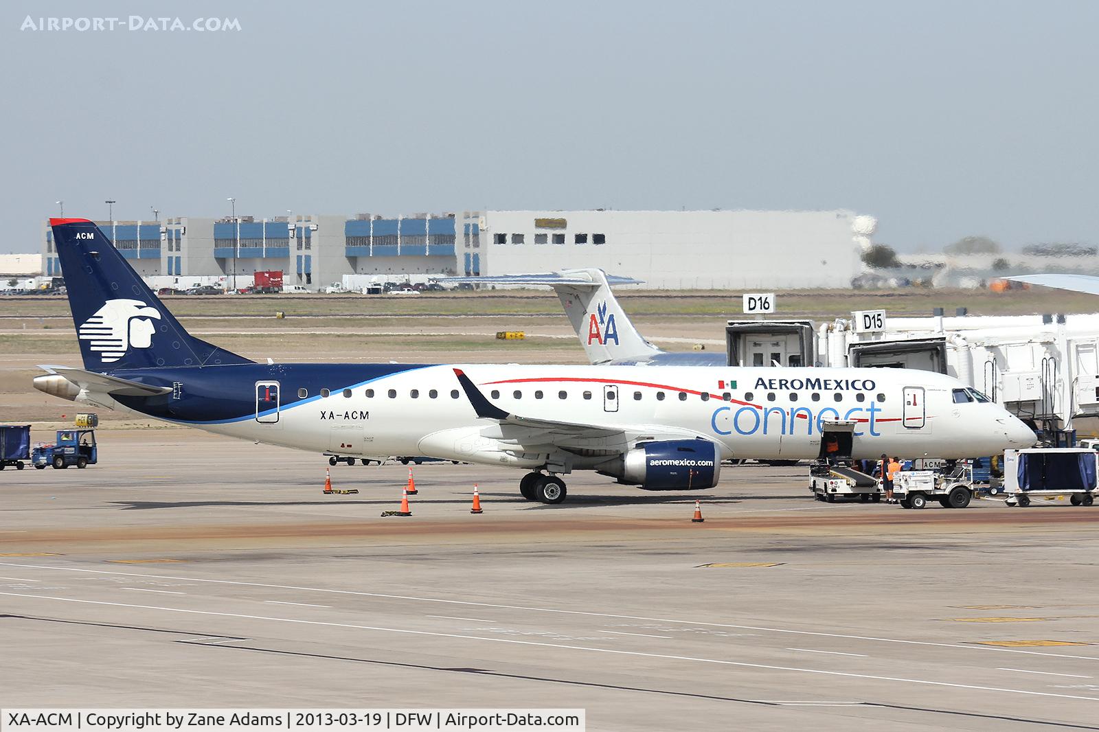 XA-ACM, 2012 Embraer 190LR (ERJ-190-100LR) C/N 19000546, At the gate - DFW Airport