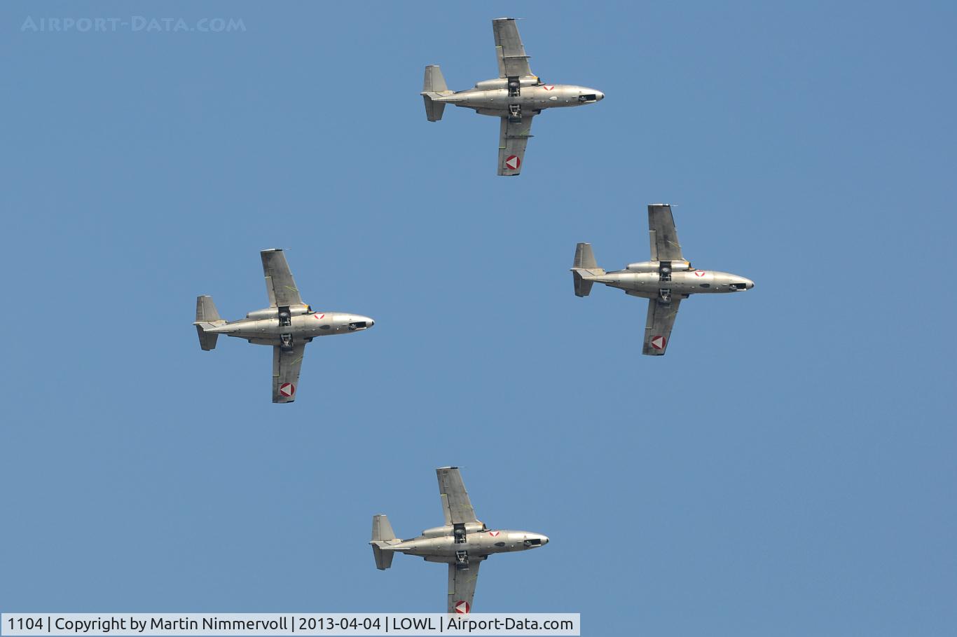 1104, Saab 105OE C/N 105404, Austria - Air Force