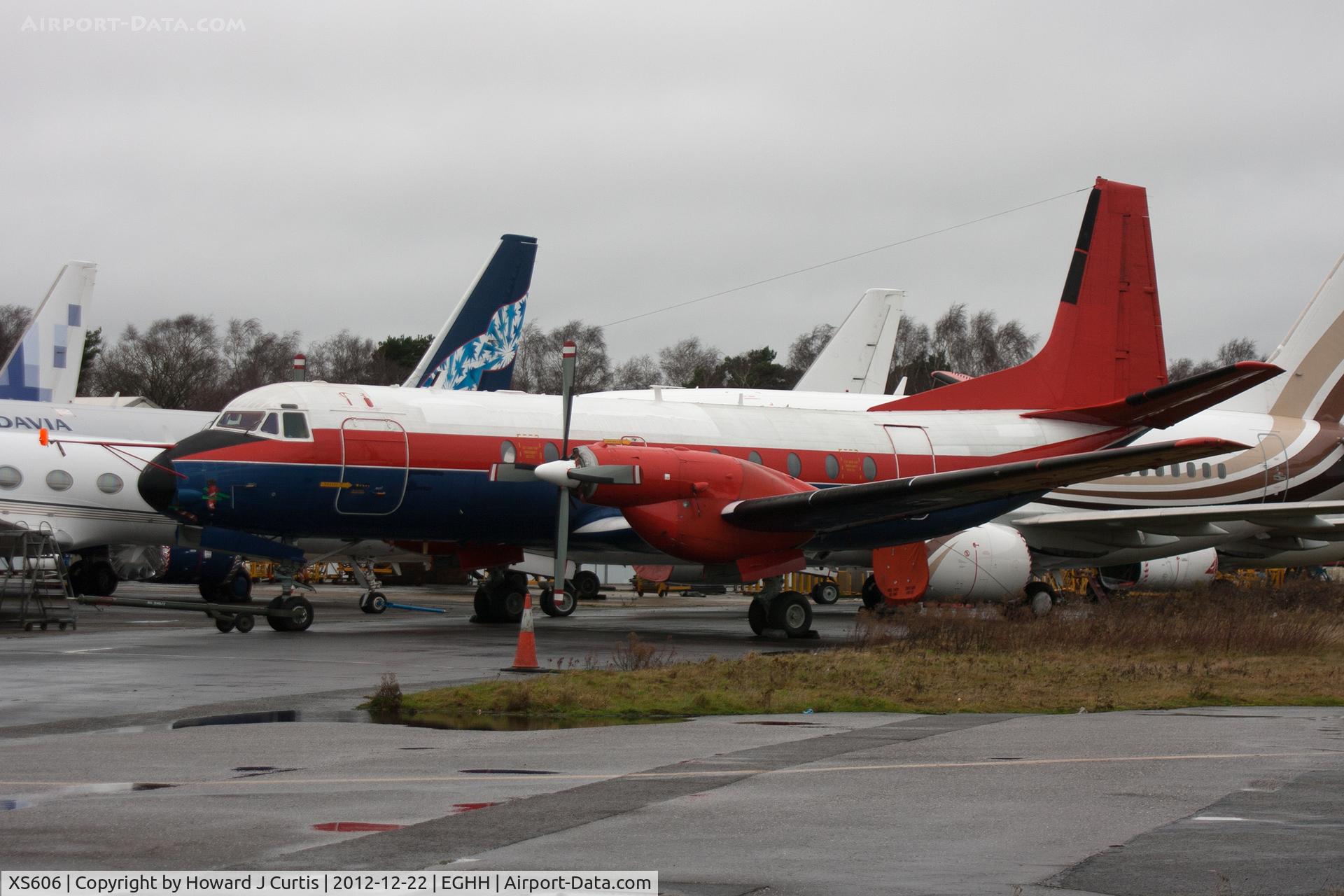 XS606, 1966 Hawker Siddeley HS-780 Andover C1 C/N Set 13/BN1, Parked on the European apron. Now TL-AEW.