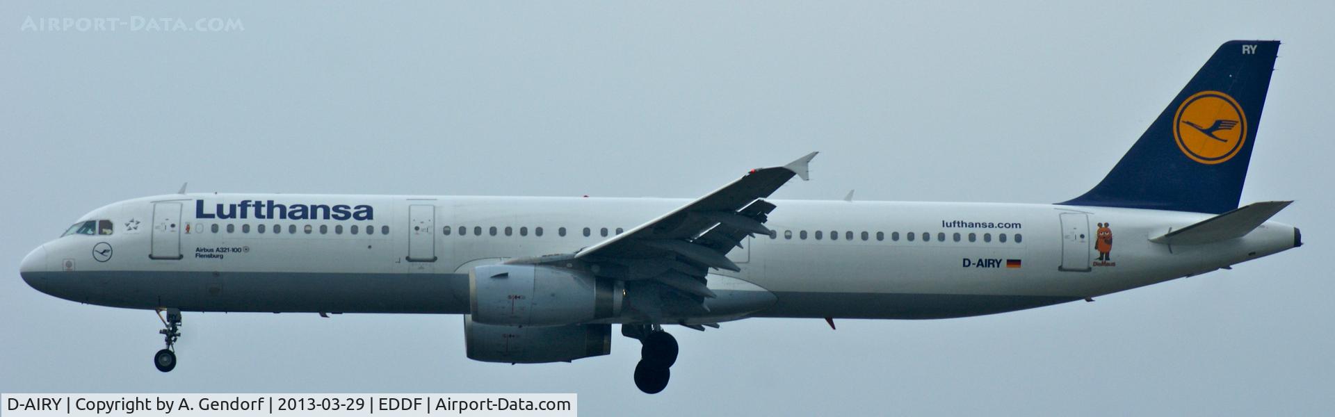 D-AIRY, 1998 Airbus A321-131 C/N 0901, Lufthansa (