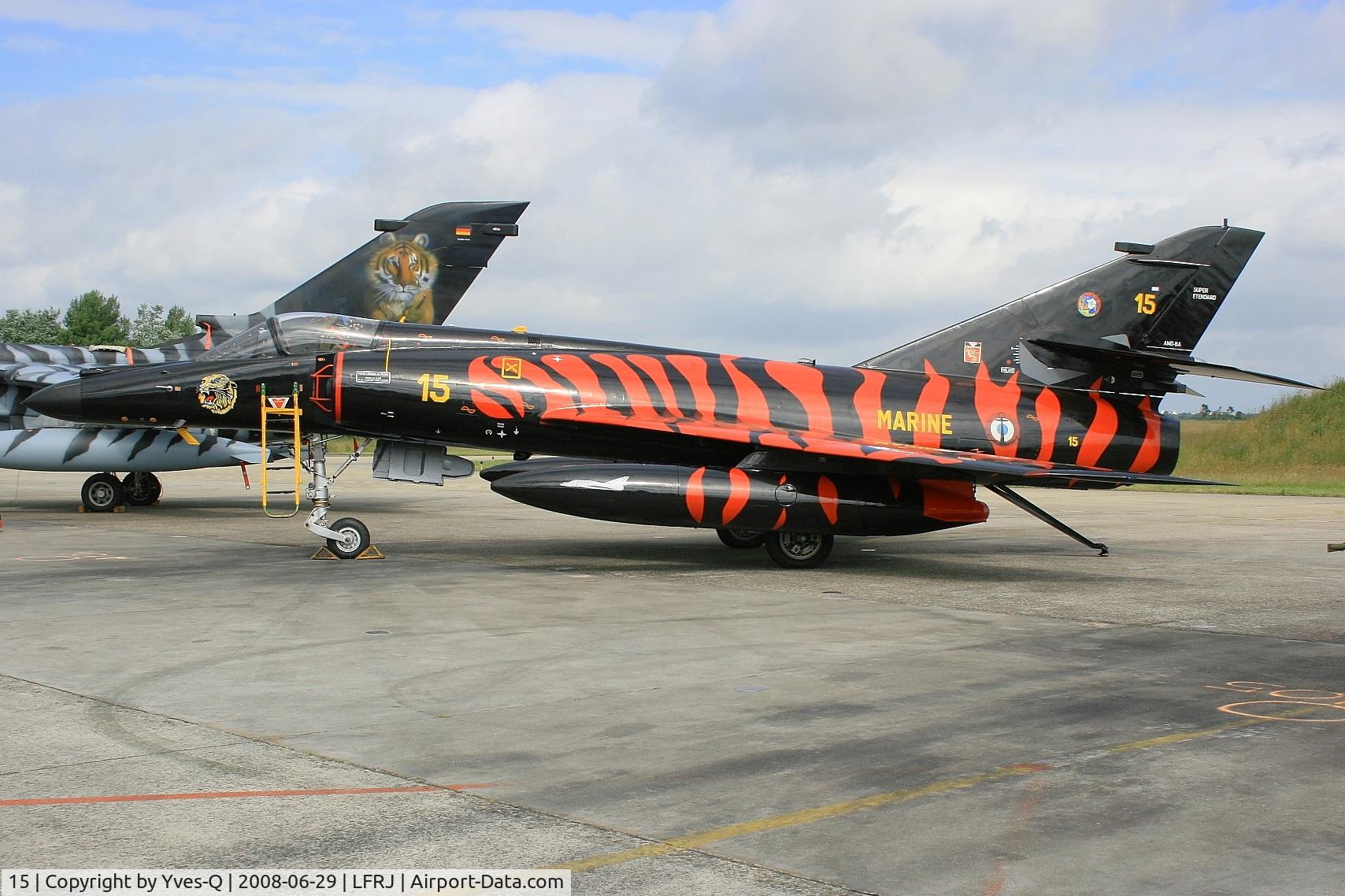15, Dassault Super Etendard C/N 15, French Naval Aviation Dassault Super Etendard M (SEM), Landivisiau Naval Air Base (LFRJ)