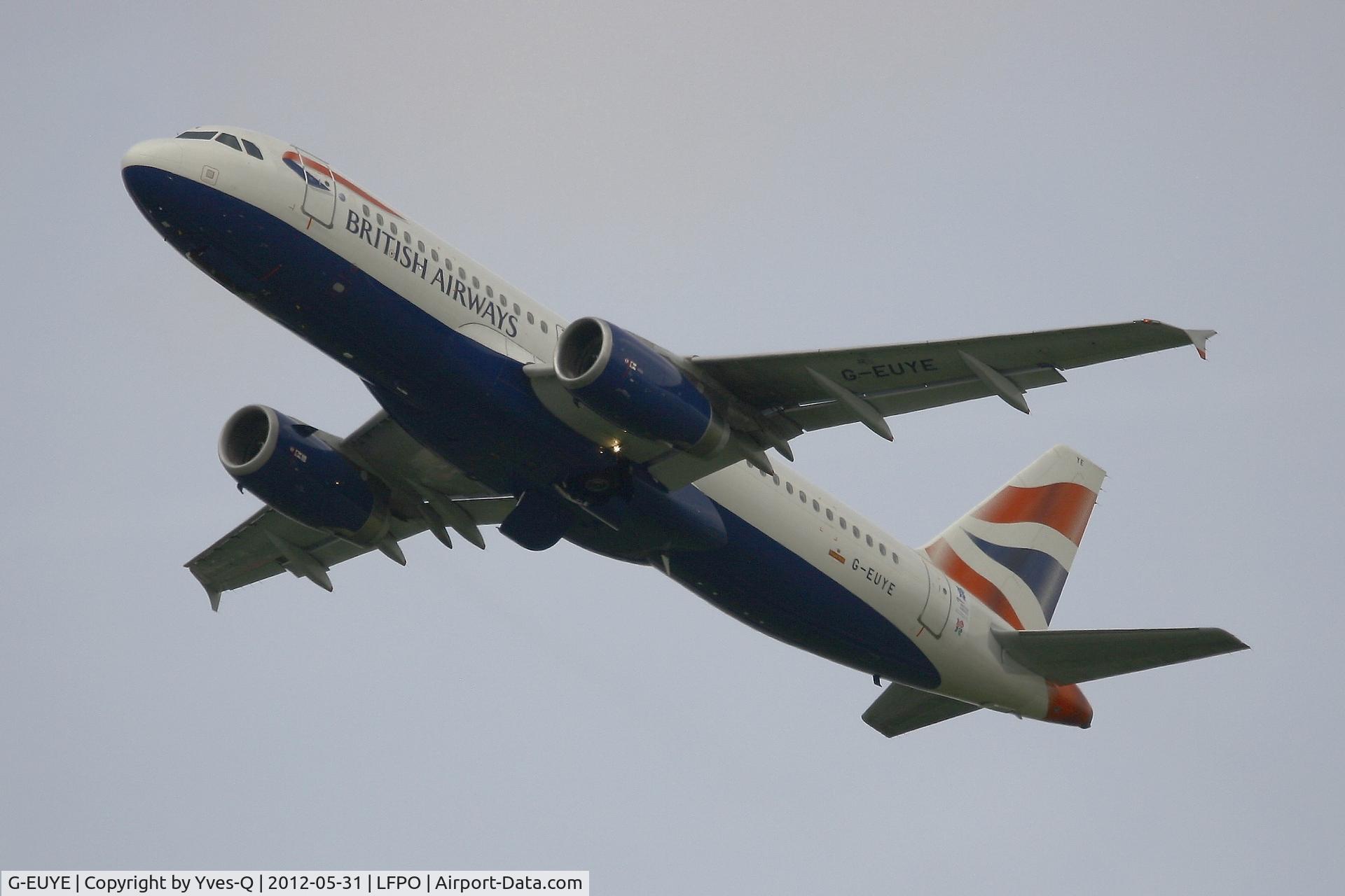 G-EUYE, 2009 Airbus A320-232 C/N 3912, Airbus A320-232, British Airway, Paris Orly Airport (LFPO-ORY)