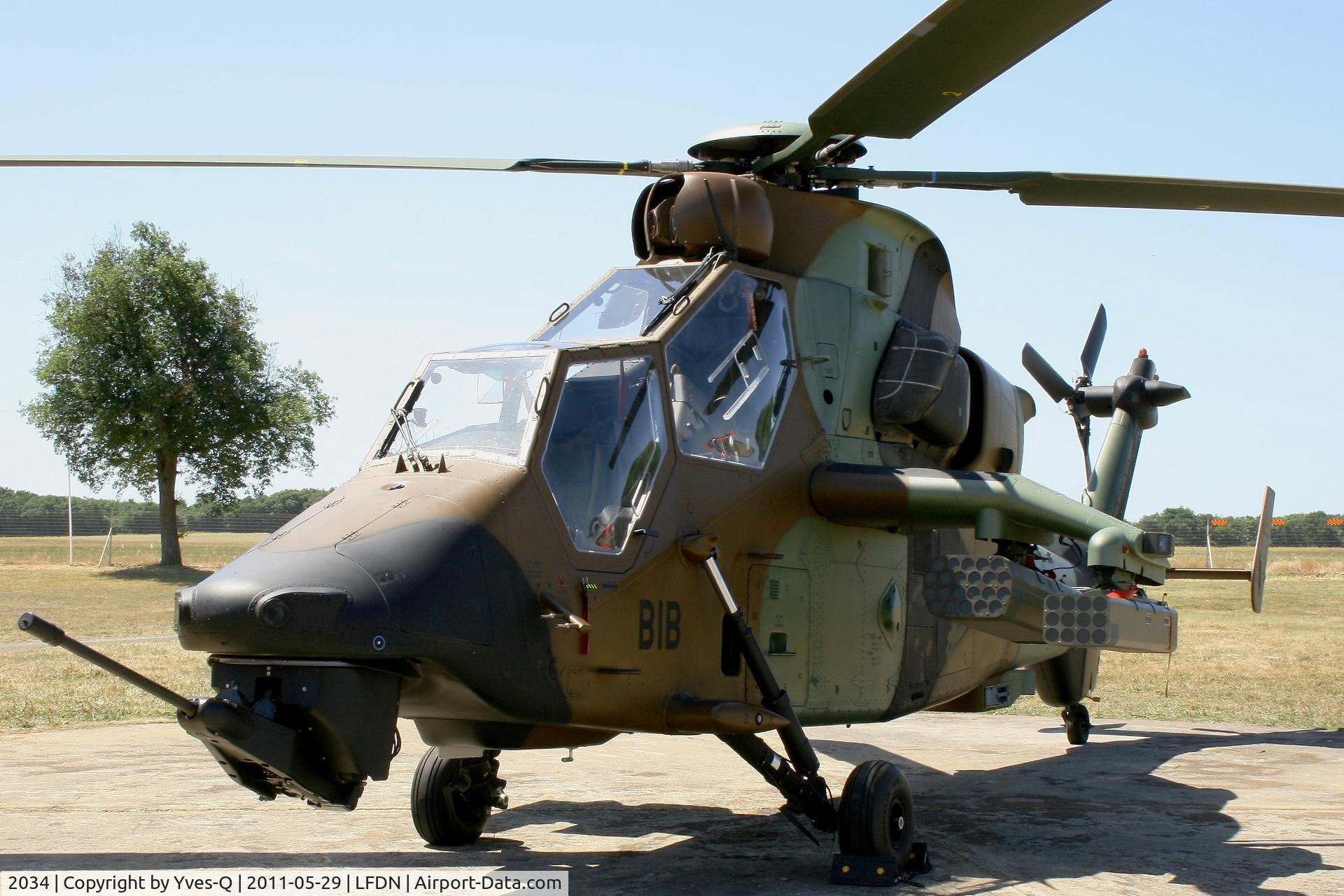 2034, 2010 Eurocopter EC-665 Tigre HAP C/N 2034, French Army Eurocopter EC-665 HAP Tigre, Rochefort-St Agnant AB 721(LFDN-RCO)