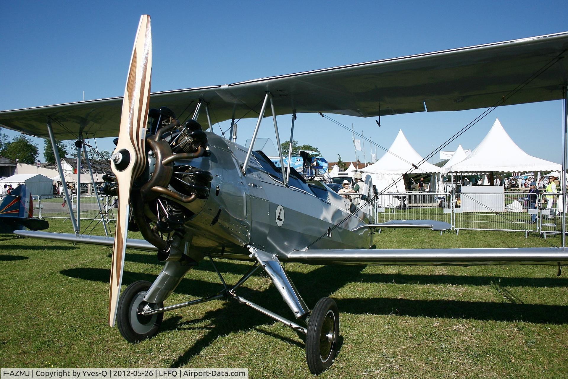 F-AZMJ, 1940 Focke-Wulf Fw-44J Stieglitz C/N 2782, Focke Wulf FW 44J Stieglitz, La Ferté Alais Airfield (LFFQ) Air Show (Le Temps Des Hélices)