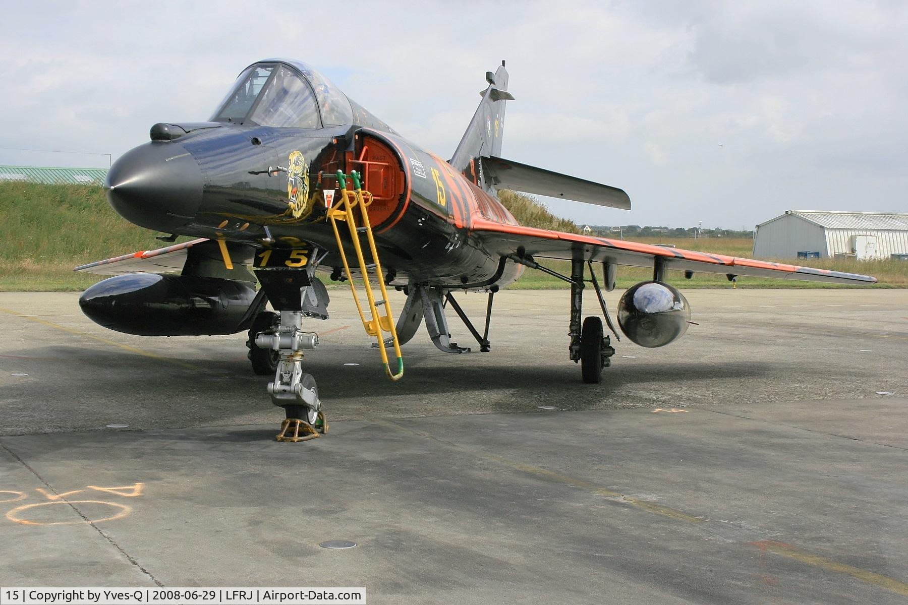15, Dassault Super Etendard C/N 15, French Naval Aviation Dassault Super Etendard M (SEM), Landivisiau Naval Air Base (LFRJ)