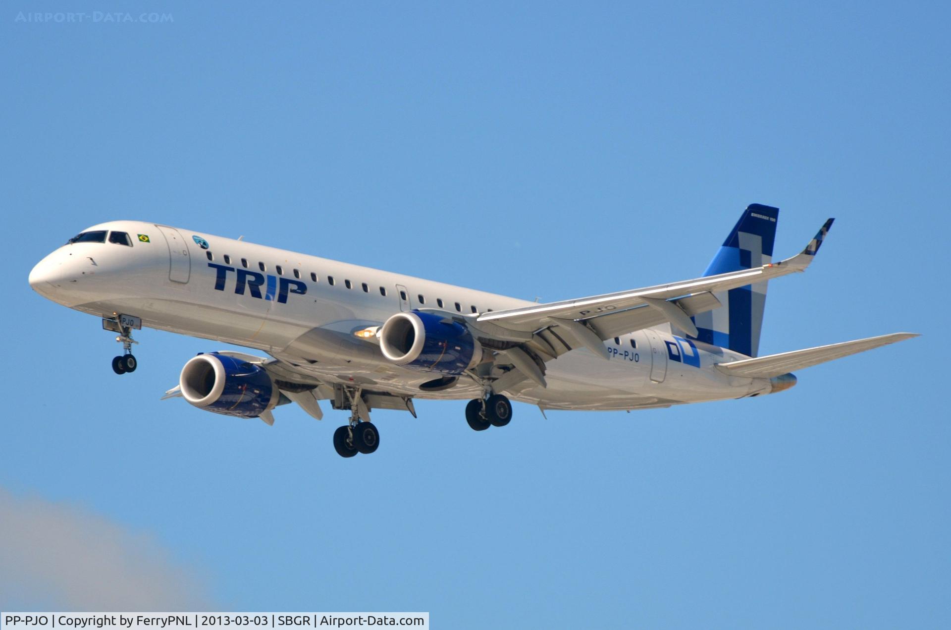 PP-PJO, 2011 Embraer 190LR (ERJ-190-100LR) C/N 19000450, Trip ERJ190 landing