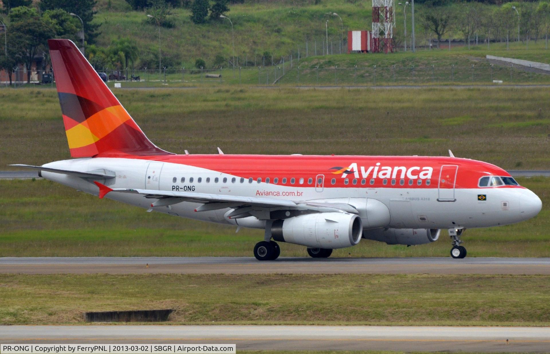 PR-ONG, 2008 Airbus A318-121 C/N 3438, Avianca Brazil A318