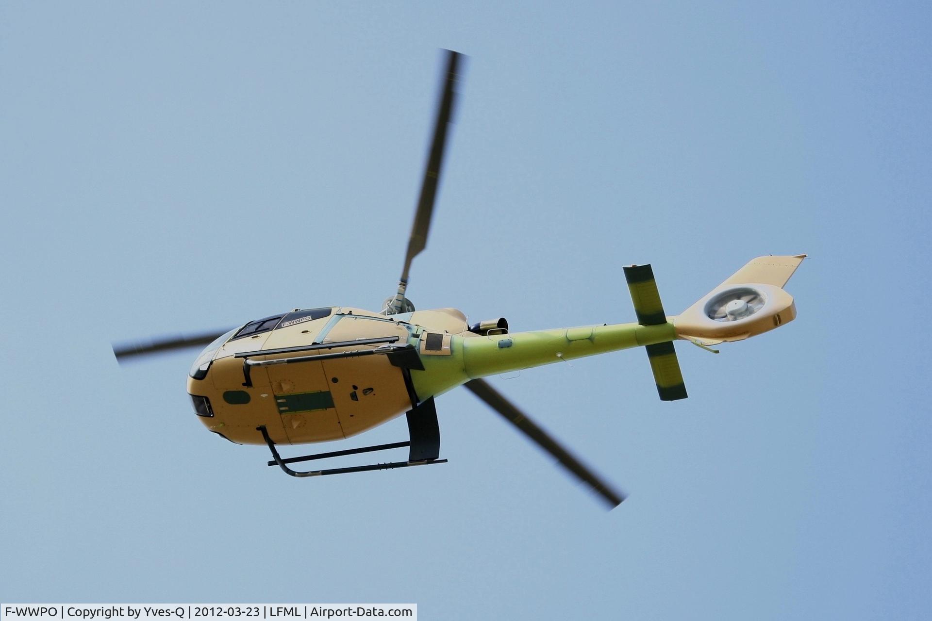 F-WWPO, 2002 Eurocopter EC-120B Colibri C/N 1336, Test flight of Eurocopter EC 130 B4, with provisional registration , Marseille-Marignane Airport (LFML-MRS)