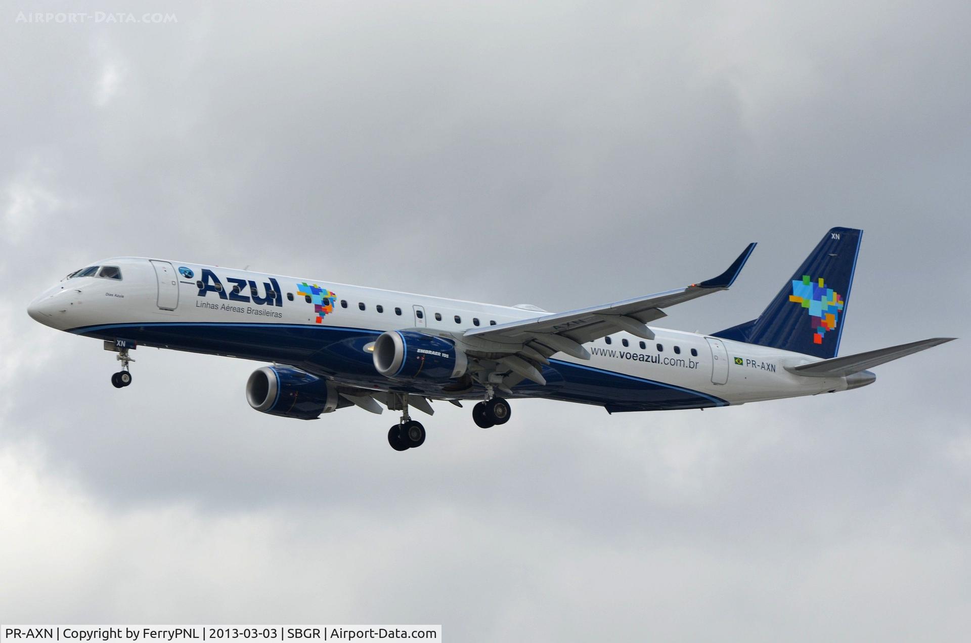 PR-AXN, 2012 Embraer 195LR (ERJ-190-200LR) C/N 19000590, Azul ERJ195