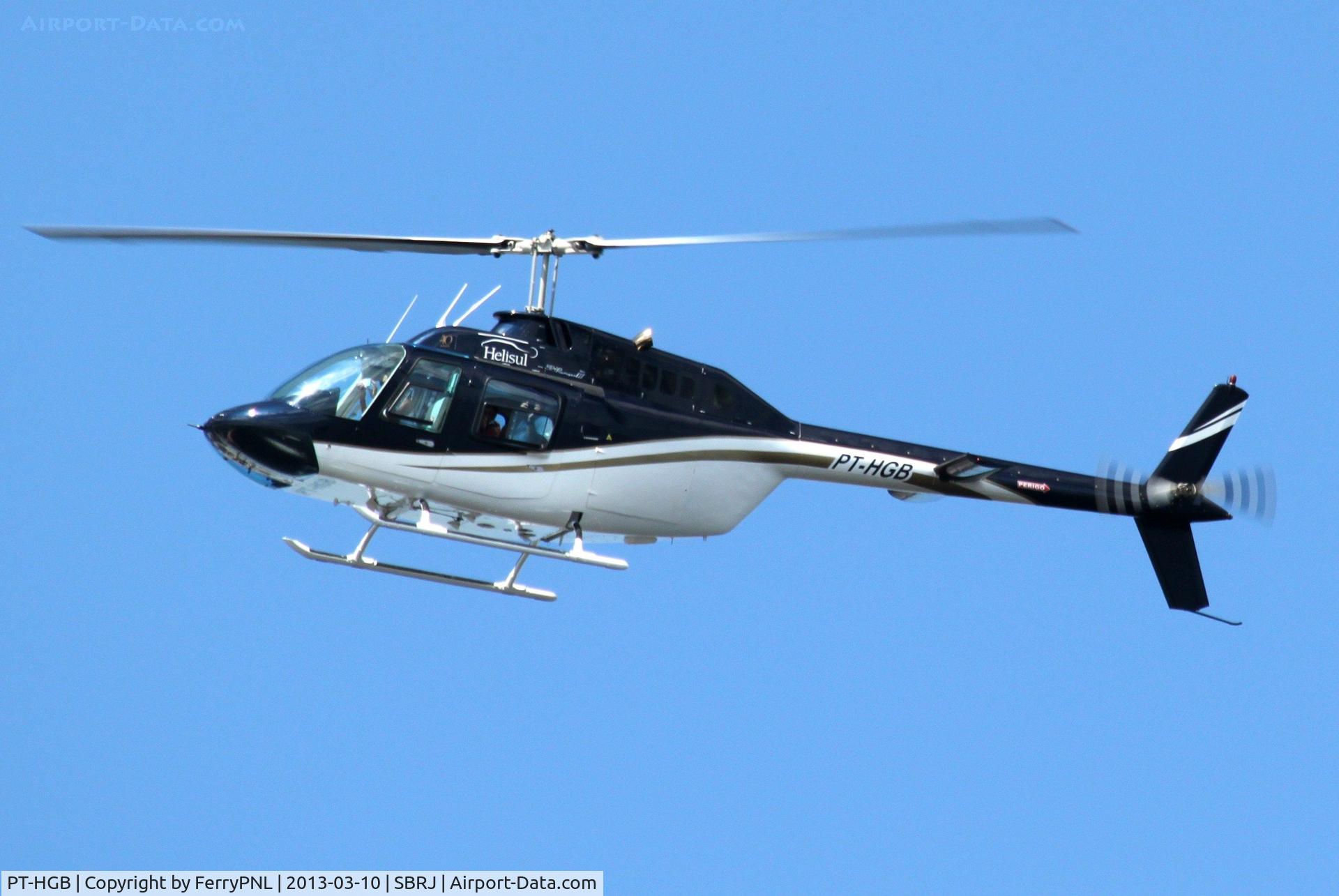 PT-HGB, 1994 Bell 206B JetRanger III C/N 4298, B206 doing its sight-seeing tour over Nitreroi
