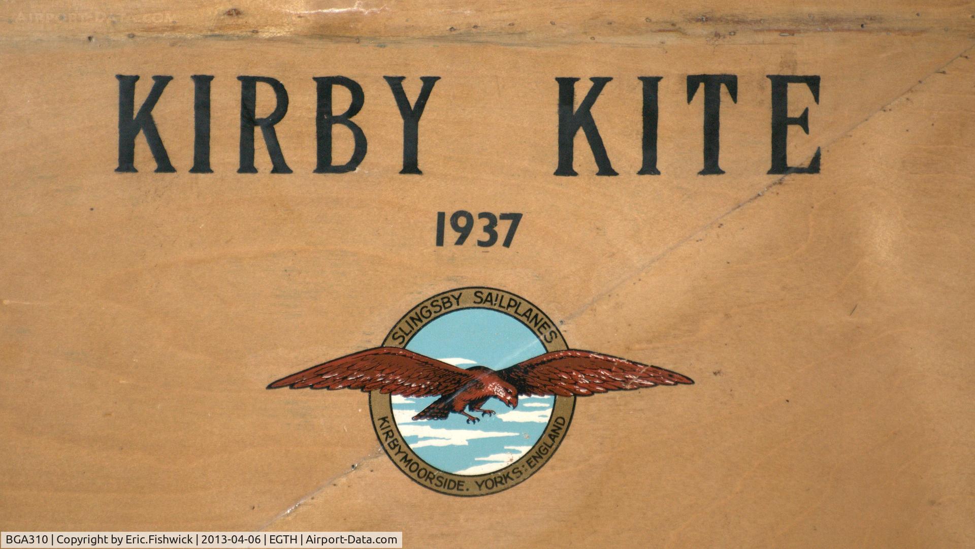 BGA310, 1937 Slingsby T-6 Kite 1 C/N 258B, 4. BGA310