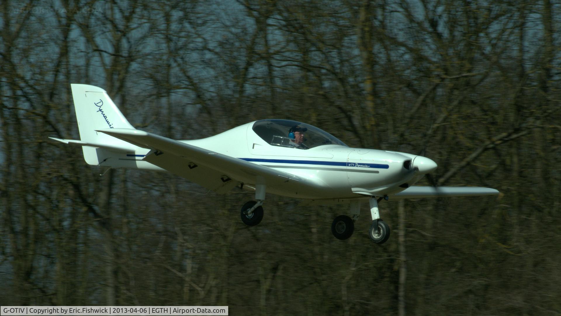 G-OTIV, 2007 Aerospool WT-9 Dynamic C/N DY194/2007, 3. G-OTIV arriving at Shuttleworth (Old Warden) Aerodrome.