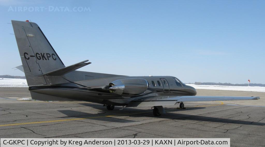 C-GKPC, 1983 Cessna 501 Citation I/SP C/N 501-0253, Cessna 501 Citation I at the fuel pump.