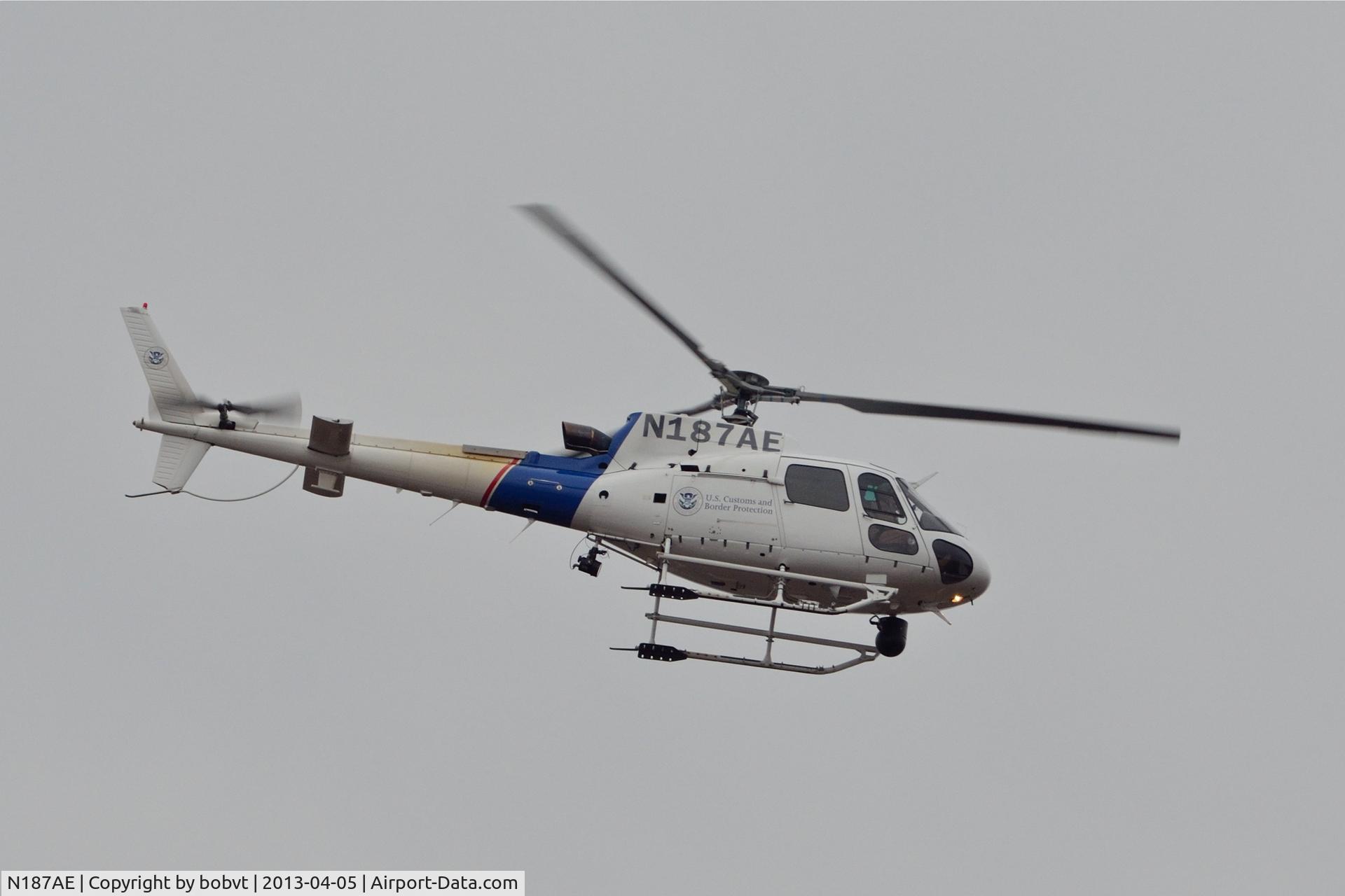 N187AE, 2004 Eurocopter AS-350B-3 Ecureuil Ecureuil C/N 3846, Flew over Swanton, Vermont on Friday morning, April 5, 2013.